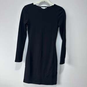h&m black dress gold buttons Chic and Classy Gold Buttons Dress from H&M